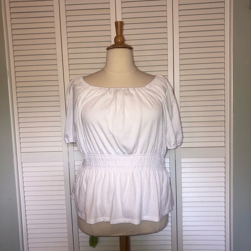 LOFT Plus Peplum Top (20)